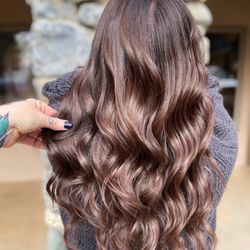 Heritage Salon - Beautiful hair after Melissa completed her magic!