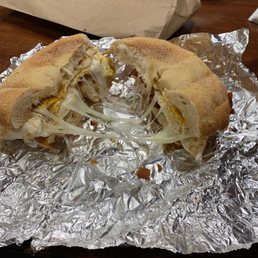 Bacon egg and cheese. Yum Bacon egg and cheese. Yum