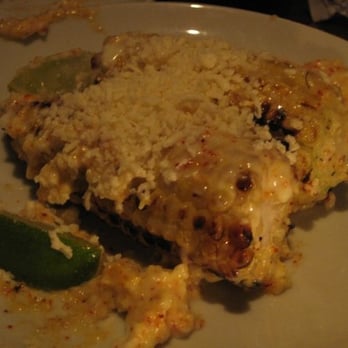 Toro - Maiz Asado con Alioli y Queso Cotija (Grilled corn with aioli, lime, espelette pepper, and aged cheese) - Tapas Bars Near Me - Boston, Massachusetts Toro - Maiz Asado con Alioli y Queso Cotija (Grilled corn with aioli, lime, espelette pepper, and aged cheese) - Tapas Bars Near Me - Boston, Massachusetts
