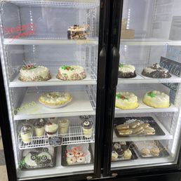 Cakes on display Cakes on display