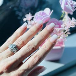 Skinny Dip Nails - Wedding day nails