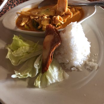 Original Thai - Lunch portion Red Curry (chicken). - Thai Near Me - Rexburg, Idaho
