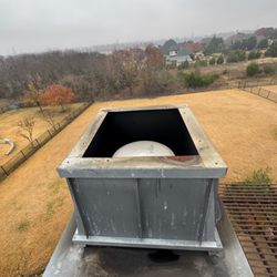 Chimney Sweep Specialists - Chimney cap  Before
