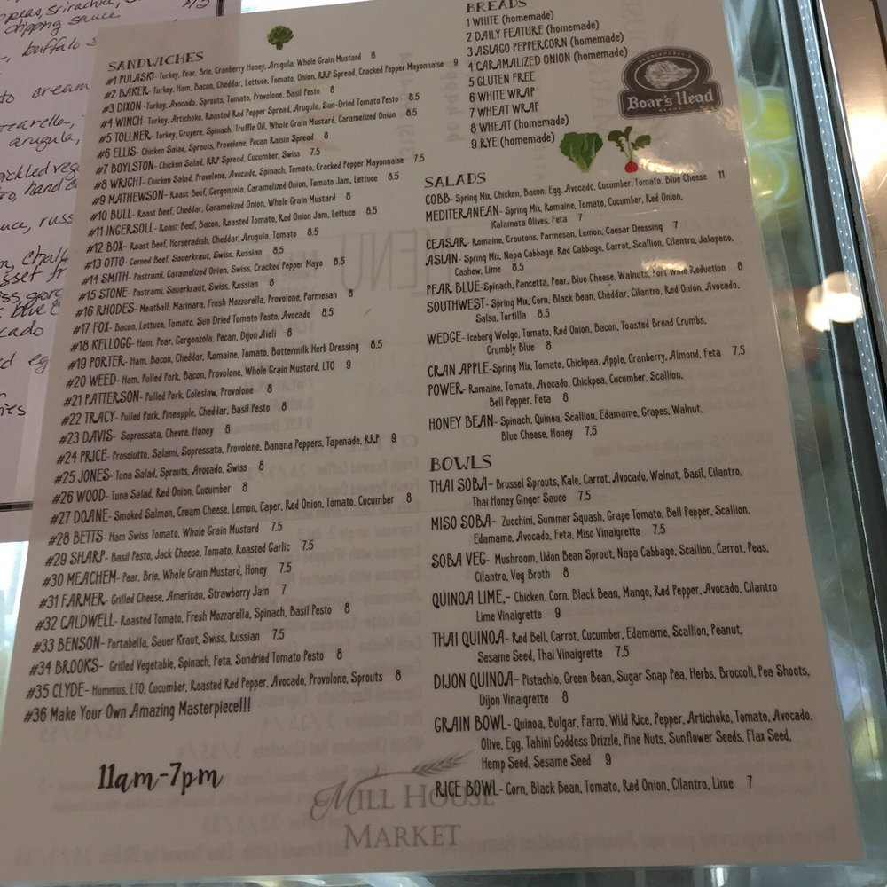 Mill House Market - Menu - Breakfast & Brunch Near Me - Pulaski, New York Mill House Market - Menu - Breakfast & Brunch Near Me - Pulaski, New York