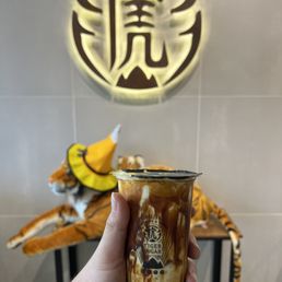 #1 Brown Sugar Boba Pearl Milk w. Cream Mousse