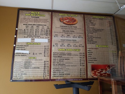 Menu photo 4 Lui's Pizza & Subs Anaheim, CA