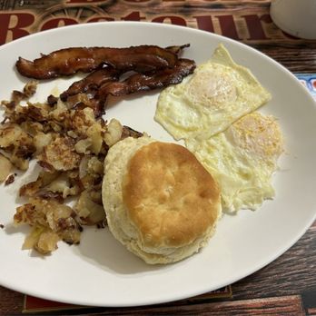 Border Restaurant - Two Eggs with Bacon and Potatoes - American Near Me - Wake Forest, North Carolina Border Restaurant - Two Eggs with Bacon and Potatoes - American Near Me - Wake Forest, North Carolina