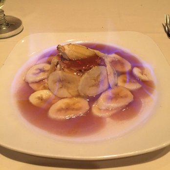 Opus 9 Steakhouse - Bananas foster cheesecake - Steakhouses Near Me - Williamsburg, Virginia