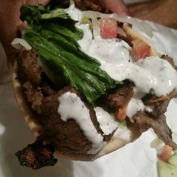 Pita King - Get one extra tzatziki sauce, gyro is so big - Greek Near Me - Escondido, California