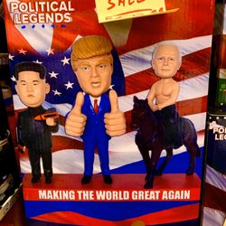 Raynham Flea Market - Political Toys for sale for the kids