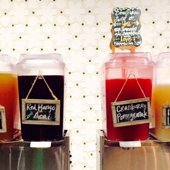 Flower Child - The different teas and lemonade they offer... - Salad Near Me - Phoenix, Arizona Flower Child - The different teas and lemonade they offer... - Salad Near Me - Phoenix, Arizona