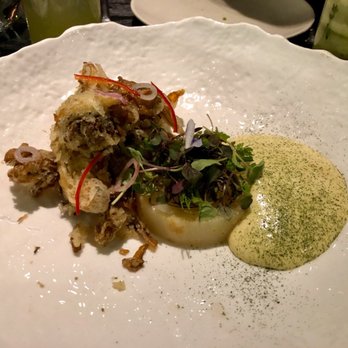 Stubborn Seed - Celery Root w Maitake - New American Near Me - Miami Beach, Florida Stubborn Seed - Celery Root w Maitake - New American Near Me - Miami Beach, Florida