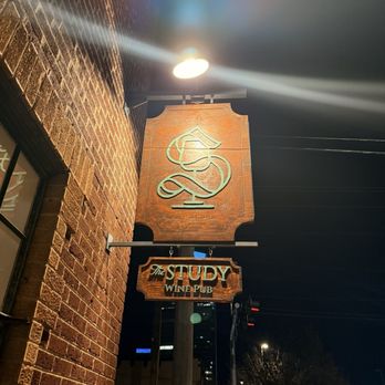 The Study - Outdoor signage - Wine Bars Near Me - Oklahoma City, Oklahoma