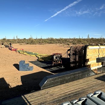 Hot Air Expeditions - Ready To Start Inflating the Balloon - Hot Air Balloons Near Me - Phoenix, Arizona Hot Air Expeditions - Ready To Start Inflating the Balloon - Hot Air Balloons Near Me - Phoenix, Arizona