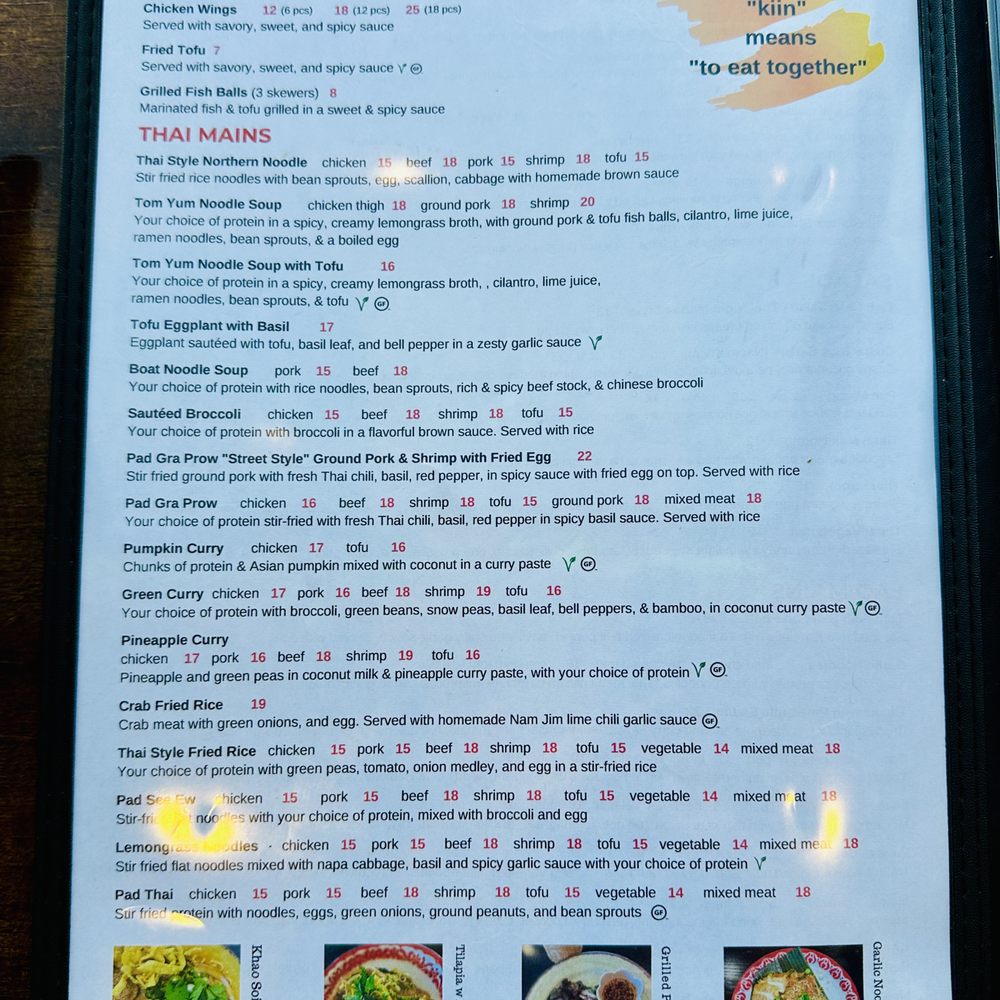 Kiin Lao & Thai Eatery - November 2024 menu of Thai foods - Laotian Near Me - Pittsburgh, Pennsylvania Kiin Lao & Thai Eatery - November 2024 menu of Thai foods - Laotian Near Me - Pittsburgh, Pennsylvania