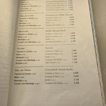 Pastelaria Versailles - Menu April 2022 - Patisserie/Cake Shop Near Me - Lisbon, 11