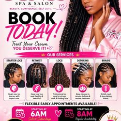 Pamper Me Pink - Braids, Locs, Twist