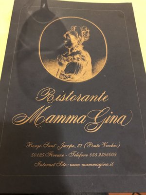 Menu photo 2 Trattoria Mamma Gina Florence, FI Menu photo 2 Trattoria Mamma Gina Florence, FI