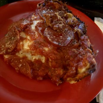 Pequod's Pizza - One slice of - Pizza Near Me - Chicago, Illinois Pequod's Pizza - One slice of - Pizza Near Me - Chicago, Illinois