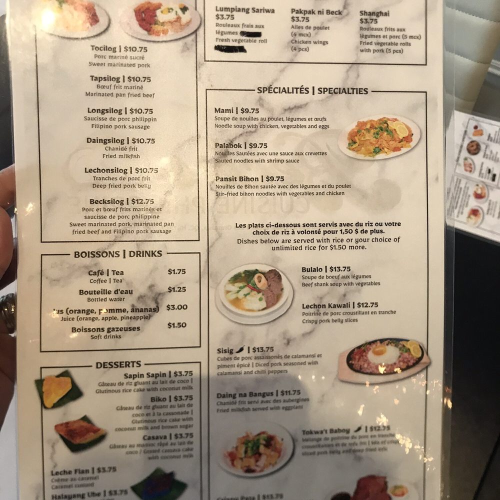 Beck's Filipino Cuisine - Menu - Filipino Near Me - Dollard-des-Ormeaux, Quebec