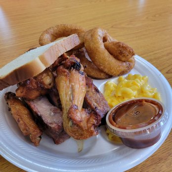 Bama Barbecue & Grill - Wings and ribs plate - Bars Near Me - Northport, Alabama Bama Barbecue & Grill - Wings and ribs plate - Bars Near Me - Northport, Alabama