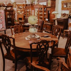 Bargain John's Antiques - Main Antique Showroom: Tables, Chairs, Lamps,