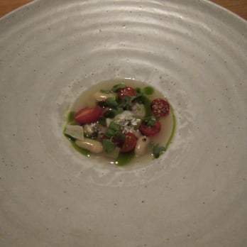 Commis - cherry tomatoes with summer beans and clams (cannot see) - New American Near Me - Oakland, California