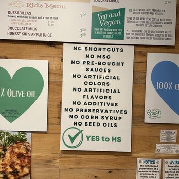 HS Green - Seed oil, free, good quality, salt fantastic ingredients - Salad Near Me - Houston, Texas