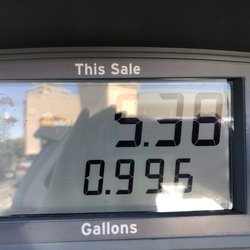 Chevron - The extra to fill a tank
