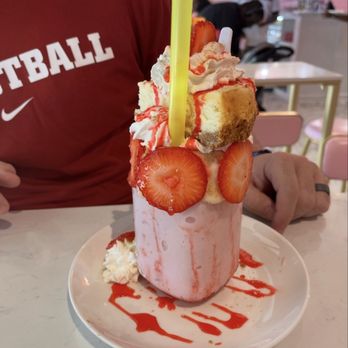 K & J's Elegant Pastries - Strawberry Cheesecake shake - Desserts Near Me - Birmingham, Alabama K & J's Elegant Pastries - Strawberry Cheesecake shake - Desserts Near Me - Birmingham, Alabama