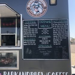 BARK AND BREW COFFEE - Menu