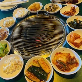 Mama's House - Banchan with BBQ service. - Korean Near Me - Indianapolis, Indiana