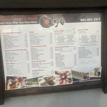 One Sushi & Grill - Sushi Bars Near Me - Murrieta, California One Sushi & Grill - Sushi Bars Near Me - Murrieta, California