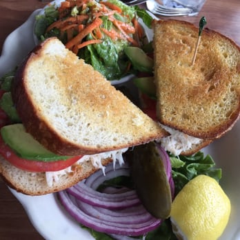 Nick's Seafood Restaurant - Great looking sandwich plate with side salad - Seafood Near Me - Pacifica, California Nick's Seafood Restaurant - Great looking sandwich plate with side salad - Seafood Near Me - Pacifica, California
