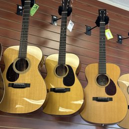 A small sampling of HB Woodsongs guitar inventory