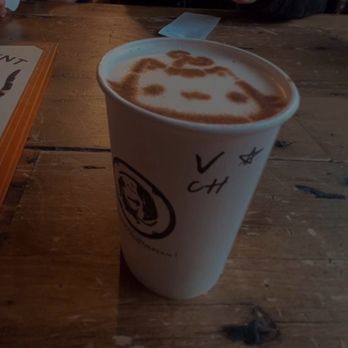 Seattle Meowtropolitan - Chia tea latte - Themed Cafes Near Me - Seattle, Washington