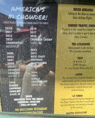 Menu photo 6 Pike Place Chowder Seattle, WA Menu photo 6 Pike Place Chowder Seattle, WA