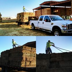 Tom's Hay Farm - At the store, we load it up and tie it down, so you can have a safe trip back.