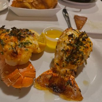 Sangria 71 - Twin lobster tails. Overdone. - Spanish Near Me - Williston Park, New York Sangria 71 - Twin lobster tails. Overdone. - Spanish Near Me - Williston Park, New York