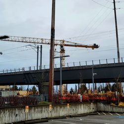 Angle Lake Station - Taking the rail from Angle Lake Station to go to Pike Place Market and Lumen Field.