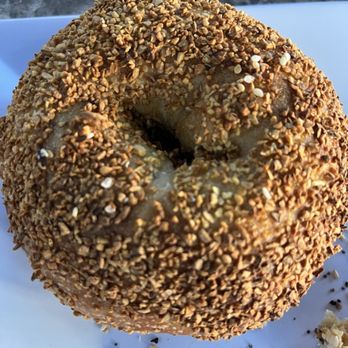 Mt. Bagel - Garlic bagel - Bagels Near Me - Seattle, Washington