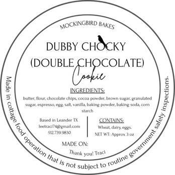 Mockingbird Bakes - Who doesn't love double chocolate!!! - Bakeries Near Me - Leander, Texas