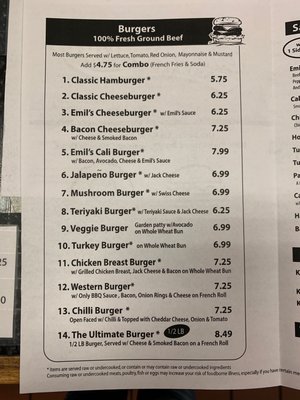 Menu photo 7 Emil's Burger and Breakfast Oakland, CA Menu photo 7 Emil's Burger and Breakfast Oakland, CA