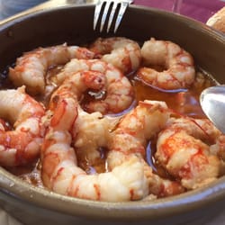 Villagrás - Langostinos al ajillo