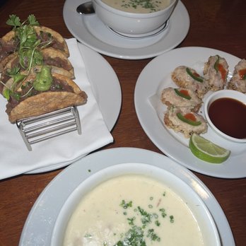 Lure Fishbar - New England Clam Chowder Dinner + Hamachi Crispy Rice + Tuna Tacos Dinner - Seafood Near Me - New York, New York Lure Fishbar - New England Clam Chowder Dinner + Hamachi Crispy Rice + Tuna Tacos Dinner - Seafood Near Me - New York, New York