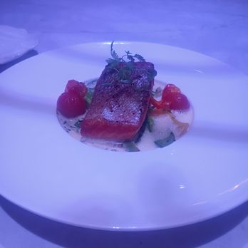 Elementa - Salmon prepared perfectly Very excellent choice. The sauce is very flavorful. - American Near Me - Pala, California Elementa - Salmon prepared perfectly Very excellent choice. The sauce is very flavorful. - American Near Me - Pala, California