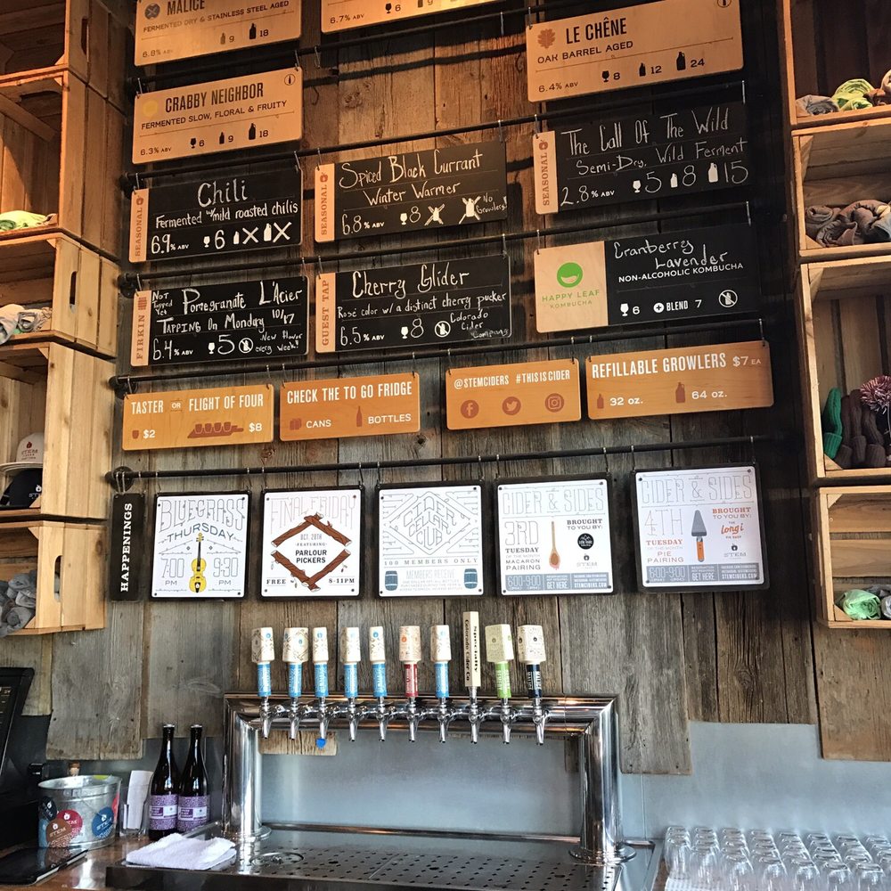 Stem Ciders - Ciders on tap! - Bars Near Me - Denver, Colorado Stem Ciders - Ciders on tap! - Bars Near Me - Denver, Colorado