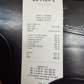 Javiers - Check out - New Mexican Cuisine Near Me - Pasadena, California