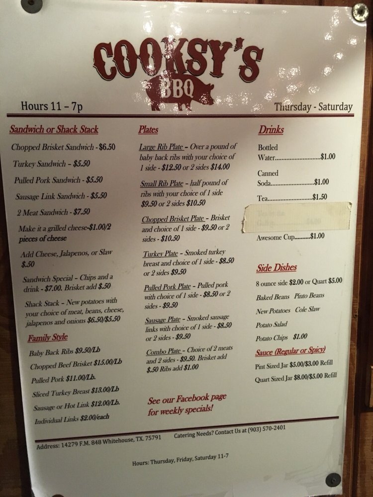Cooksy’s BBQ