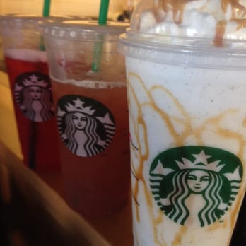 Starbucks - Vanilla Bean Frapp with Caramel Drizzle, Green Tea Lemonade with Strawberry, & Passion Iced Tea with Lemonade. - Coffee & Tea Near Me - Alhambra, California Starbucks - Vanilla Bean Frapp with Caramel Drizzle, Green Tea Lemonade with Strawberry, & Passion Iced Tea with Lemonade. - Coffee & Tea Near Me - Alhambra, California